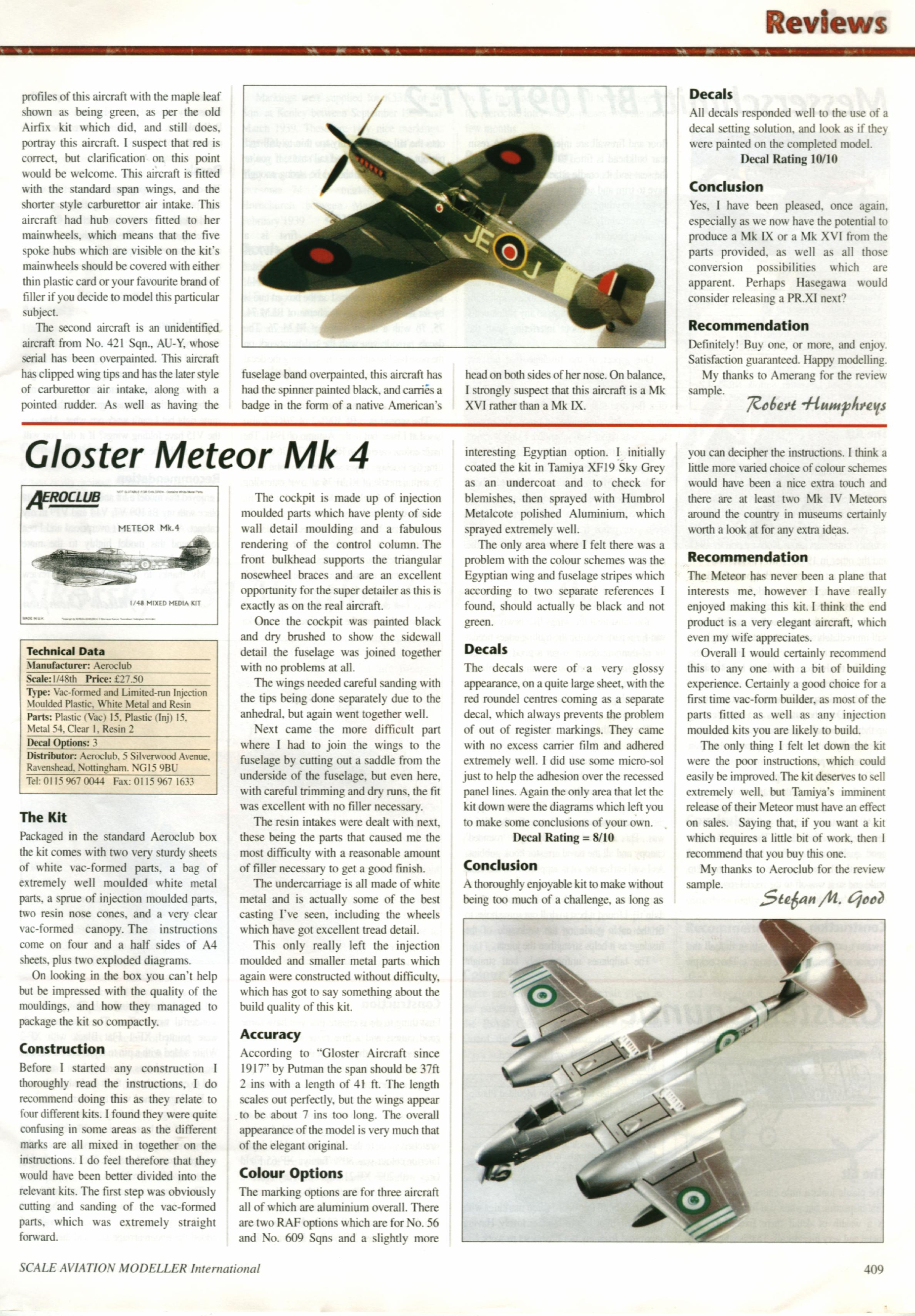 Scale Aviation Modeller International 1997-07
